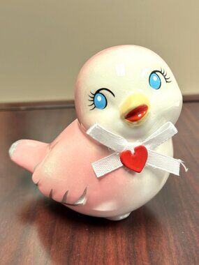 Valentine Easter Love Bird Ceramic Purple Target Spritz Anthropomorphic Heart